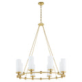Lee Boulevard Outdoor (Damp) Chandelier by Quorum