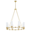 Lee Boulevard Outdoor (Damp) Chandelier by Quorum