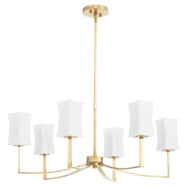 Ayala Outdoor (Damp) Chandelier by Quorum