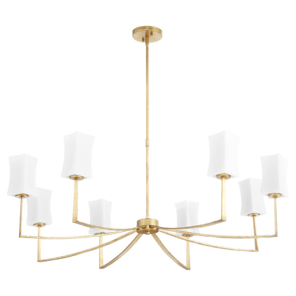 Ayala Outdoor (Damp) Chandelier by Quorum