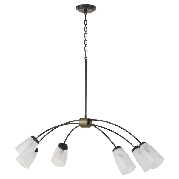 Arpeggio Outdoor (Damp) Chandelier by Quorum