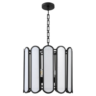 Buy matte-black Belleview Outdoor (Damp) Pendant by Quorum