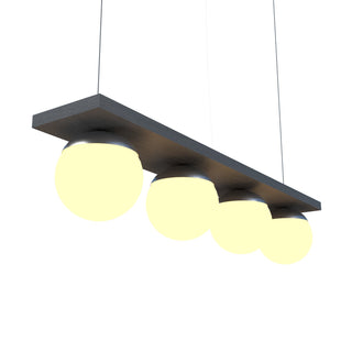 Buy organic-grey-and-silver-gray-shade Sfera Outdoor (Damp) Pendant by Accord Lighting