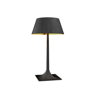 Buy organic-grey-and-silver-gray-shade Nosltalgia Outdoor (Damp) Table Lamp by Accord Lighting