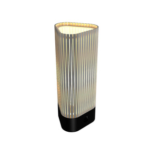 Buy organic-white-and-white-shade Living Hinges Outdoor (Damp) Table Lamp by Accord Lighting