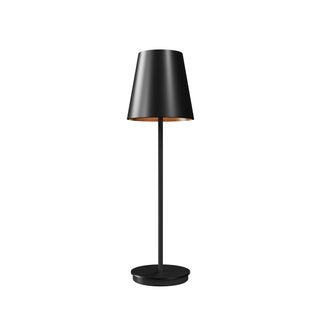 Buy organic-black-and-black-shade Conical Outdoor (Damp) Table Lamp by Accord Lighting