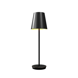 Buy organic-grey-and-silver-gray-shade Conical Outdoor (Damp) Table Lamp by Accord Lighting