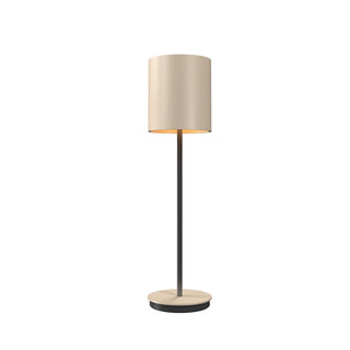 Buy organic-cappuccino-and-natural-cream-shade Cylindrical Outdoor (Damp) Table Lamp by Accord Lighting