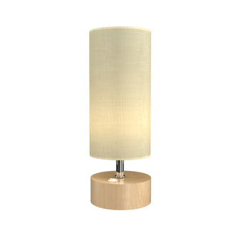 Buy maple-and-natural-cream-shade Clean Outdoor (Damp) Table Accent Lamp by Accord Lighting