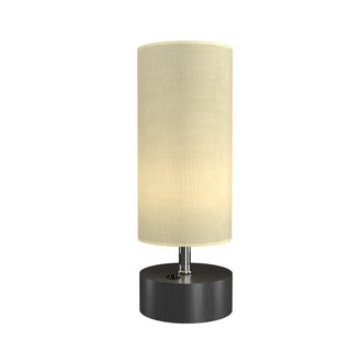 Buy organic-grey-and-natural-cream-shade Clean Outdoor (Damp) Table Lamp by Accord Lighting