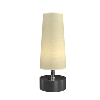Buy organic-grey-and-natural-cream-shade Clean Outdoor (Damp) Table Accent Lamp by Accord Lighting