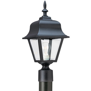 Buy black-with-clear-beveled-glass-and-clear-shade Polycarbonate Outdoor Outdoor (Wet) Lantern by Generation Lighting
