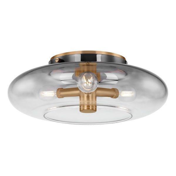 Gunner Outdoor (Damp) Flush Mount Ceiling Light by Troy Lighting