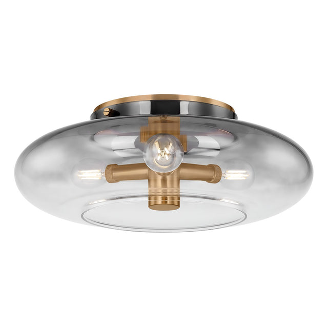 Gunner Outdoor (Damp) Flush Mount Ceiling Light by Troy Lighting