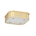 Madison Square Outdoor (Damp) Flush Mount Ceiling Light by Hudson Valley