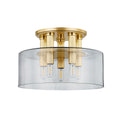 Crystler Outdoor (Damp) Flush Mount Light by Hudson Valley