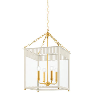 Buy aged-brass-soft-cream Rosalie Outdoor (Damp) Lantern by Mitzi