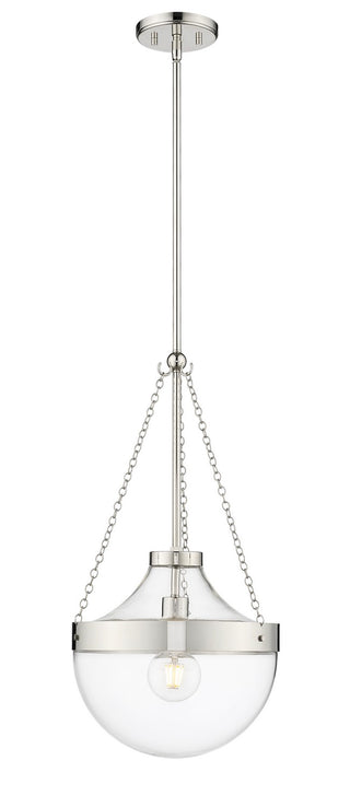 Buy polished-nickel Clarra Pendant by Millennium