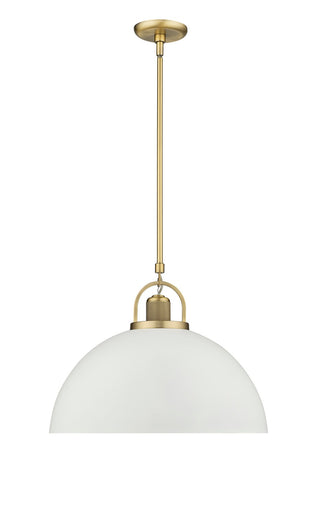 Buy vintage-brass-matte-white Artistan Pendant by Millennium