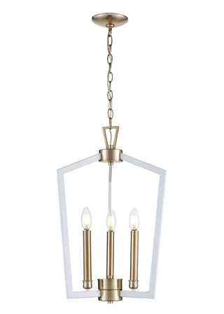 Buy matte-white-modern-gold Lizabeth Pendant by Millennium