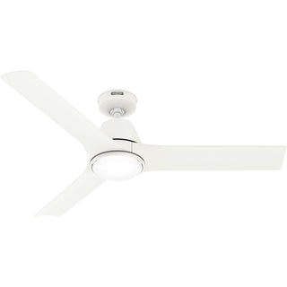 Buy matte-white-finish-with-matte-white-blades Aeronaut Ceiling Fan with Light by Hunter