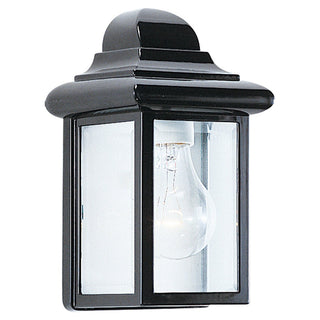 Buy black-with-clear-beveled-glass-and-clear-shade Mullberry Hill Outdoor (Wet) Wall Lantern by Generation Lighting
