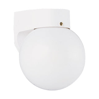 Buy white-with-white-glass Outdoor Wall Outdoor (Wet) Lantern by Generation Lighting