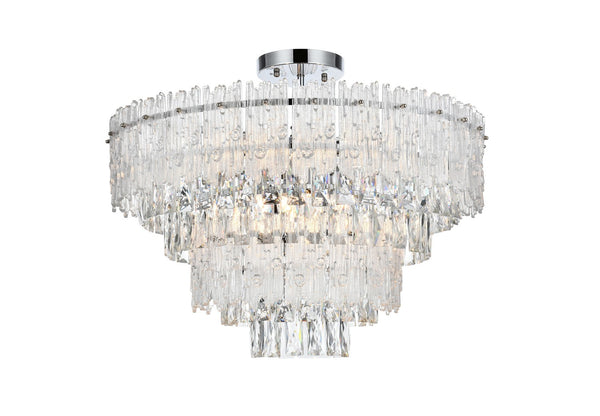 Emilia Flush Mount Ceiling Light by Elegant Lighting