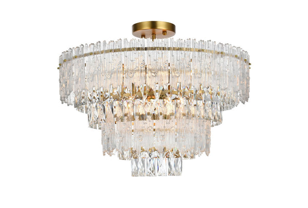 Emilia Flush Mount Ceiling Light by Elegant Lighting