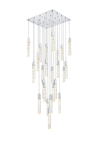 Buy chrome Aurora Chandelier by Elegant Lighting