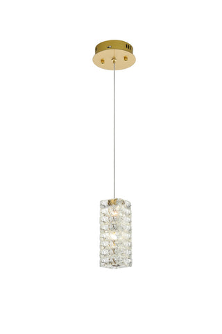 Buy satin-gold Aston Pendant by Elegant Lighting