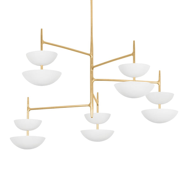 Evander Outdoor (Damp) Chandelier by Corbett Lighting