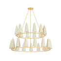 Tirana Outdoor (Damp) Chandelier by Corbett Lighting