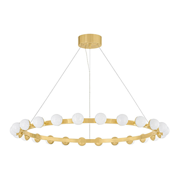 Linus Outdoor (Damp) Chandelier by Corbett Lighting