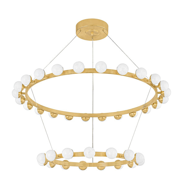 Linus Outdoor (Damp) Chandelier by Corbett Lighting