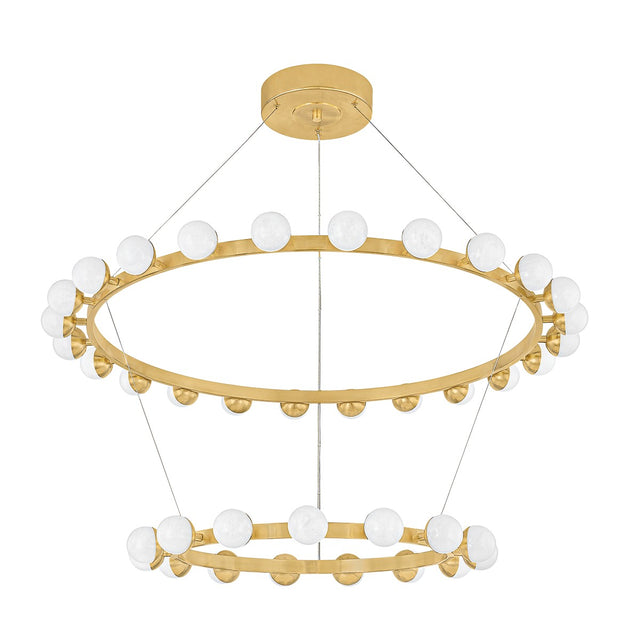 Linus Outdoor (Damp) Chandelier by Corbett Lighting