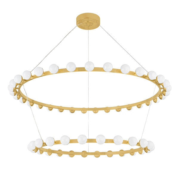 Linus Outdoor (Damp) Chandelier by Corbett Lighting