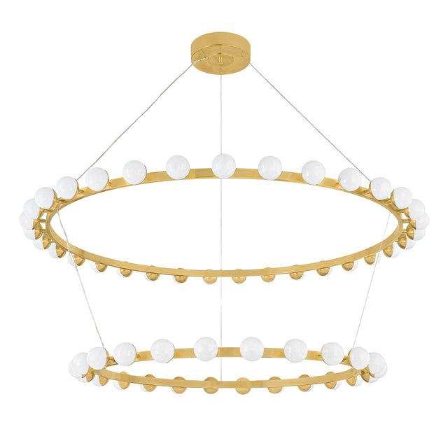 Linus Outdoor (Damp) Chandelier by Corbett Lighting