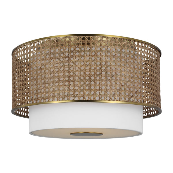 Sawyer Outdoor (Damp) Flush Mount Ceiling Light by Visual Comfort Studio