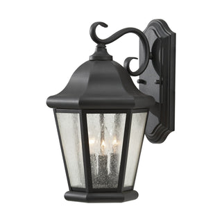 Buy black-with-clear-seeded-glass-and-clear-seedy-shade Martinsville Outdoor (Wet) Wall Lantern by Generation Lighting