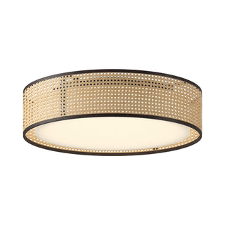 Buy rattan Lyla Flush Mount Ceiling Light by Alora