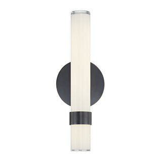 Buy urban-bronze-glossy-opal-with-glossy-opal-glass-and-opal-shade Madison Linear Vanity by Alora