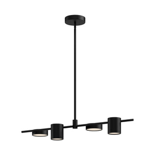 Buy black-with-frosted-acrylic-diffuser-glass-and-white-shade Jayden Pendant by Kuzco Lighting