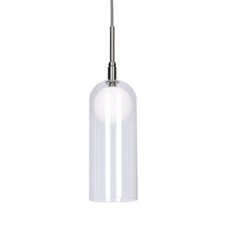 Buy brushed-nickel-with-opal-glass-glass-and-opal-shade Stylo Pendant by Kuzco Lighting