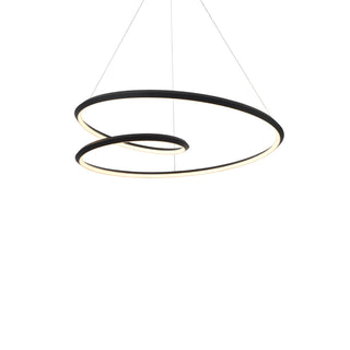 Buy black-with-white-acrylic-diffuser-glass-and-white-shade Ampersand Pendant by Kuzco Lighting