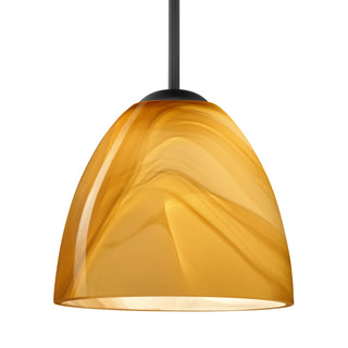 Buy black-with-honey-glass-and-yellow-shade Besa Sasha Pendant Outdoor (Damp) Pendant by Besa