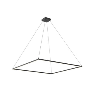 Buy black-with-frosted-silicone-diffuser-glass-and-frosted-shade Piazza Pendant by Kuzco Lighting