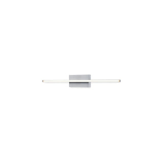 Buy brushed-nickel-with-white-acrylic-diffuser-glass-and-white-shade Vega Minor Sconce by Kuzco Lighting