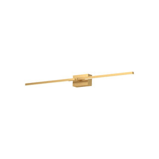 Buy brushed-gold-with-white-acrylic-diffuser-glass Pandora Sconce by Kuzco Lighting