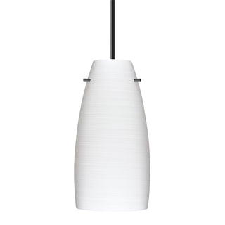Buy black-with-chalk-glass-and-white-shade Besa Tao Pendant Outdoor (Damp) Pendant by Besa